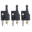 3x 1/4" Male Fuel Hose Line Tank Connector Joint Fit for Yamaha Outboard Motors