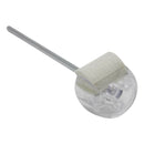 Percussion Stick Strike Bass Drum Beater Mallet, 7.87x1.77x0.2inch, Clear