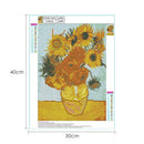 5D DIY Full Drill Diamond Painting Sunflowers Cross Stitch Embroidery Kits