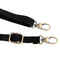 Black Adjustable Canvas Cross Body Bag Shoulder Bag Strap Replacement 1.2cm