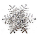 1X Stylish Elegant Christmas Snowflake Diamond Wedding Bridal Pin Brooches