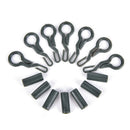 20set fishing terminal tackle safety lead clip carp fishing tackle rubber tuME