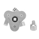 Machine Oil Fuel Filter Wrench Flat Jaw Oil Grid Removal Tool with Adapter