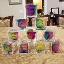 Clear Rose Display Case Rose Flower Holder Storage Box Transparent Gift Box