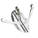 Coat Robe Wall Hook Wall Mounted Swing Triple Towel Hat Clothes Hook