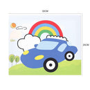 Aviation Children DIY Button Painting Stickers Pictures Kids Handmade Kits