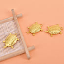 Feng Shui Golden Money Turtle Lucky Home Office Decoration Tabletop Orname a_ Kw