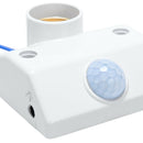 E27 220V Infrared Motion Sensor Lamp Automatic Light Holder Body Sensor Switch