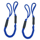2pcs Bungee Dock Line 4 FT Rope for Boat Kayaks Anchors Tie Down Blue