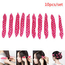 10PCS Magic Curler Hair Rollers Night Sleep wave point Foam Hair Curler RollerOZ