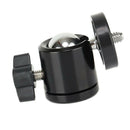 360 Degree 1/4" Mini Metal Tripod Ball Head Holder Bracket
