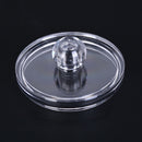 1pc acrylic organizer box round container storage make up cotton pad bo Kw