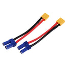 XT60 Female to Male EC5 Style Silicone Wire Connector Adapter Cable Converter