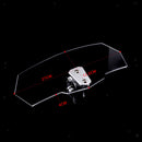 Adjustable Motorcycle Windshield Airflow Adjustable Windscreen Wind Deflector