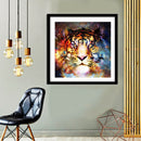 5D DIY Full Round Drill Diamond Painting Novelty Tiger Cross Stitch (B1103) A