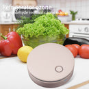 Smart Air Purifier Fridge Freshener Cleaner Ozone Anion Generator (Pink) A