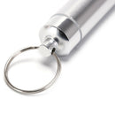 Aluminium alloy Survival Waterproof Keychain Pills Case Medicine Container OZ