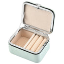 Travel Jewelry Packing Box Cosmetic Makeup Organizer Jewelry Box Earrings D U5T1