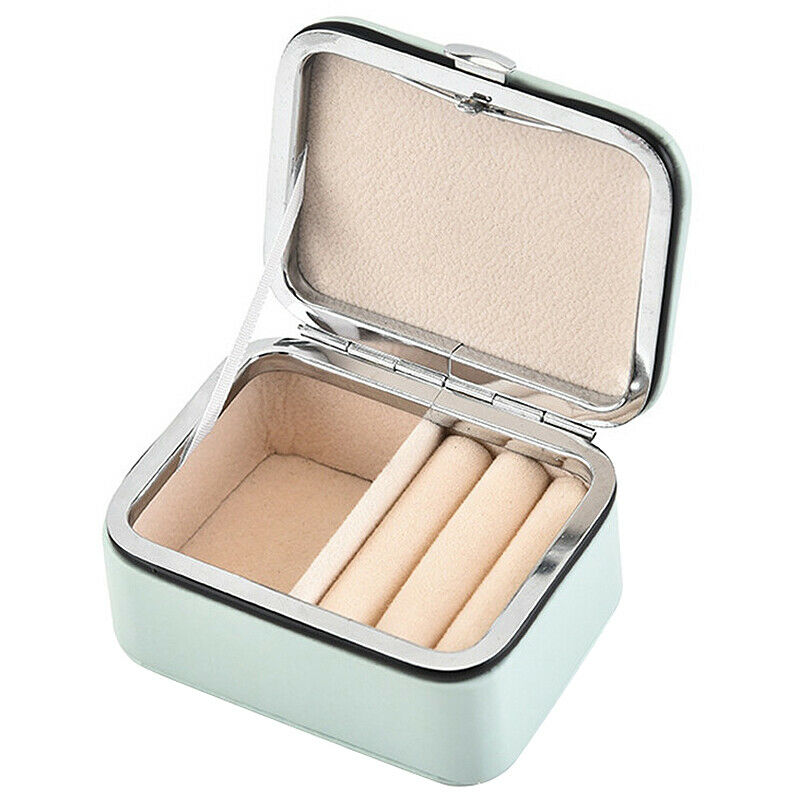 Travel Jewelry Packing Box Cosmetic Makeup Organizer Jewelry Box Earrings D U5T1