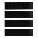 4Pc Portable EVA Skimboard Traction Pad Bar Grip Surfboard SUP Surfing Black