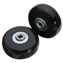2 Sets Luggage Suitcase Replacement Wheels OD 50mm Axles Washers Wrenches Parts