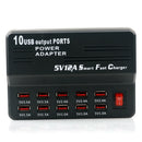 10Ports Fast USB Charging Station Power Adapter Wall Travel Desktop Charger N Gw