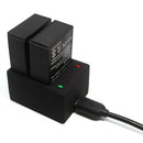 Usb Dual Charger Battery Case for Gopro 3 302 Action Camera Accessories