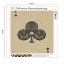 5D DIY Full Drill Diamond Painting Spade A Cross Stitch Embroidery Mosaic