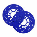 2 x Universal Dark Blue Aluminum Alloy Brake Disc Trim for Cars Usefulness SWY