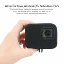 Black Camera Sponge Foam Case Windshield Cover Replacement For GoPro Hero 5 6 7