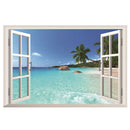 Window Outside Wall Stickers,Adhesive Art Decals,For Kids Room Birthday Gift