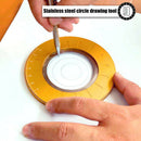 Adjustable Circle Drawing Ruler Tool Measuring Drawing Circular Compass A