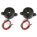 DIY Project DC3-24V Continuous Sound Electronic Alarm Buzzer 23mm 2Pcs E8D7