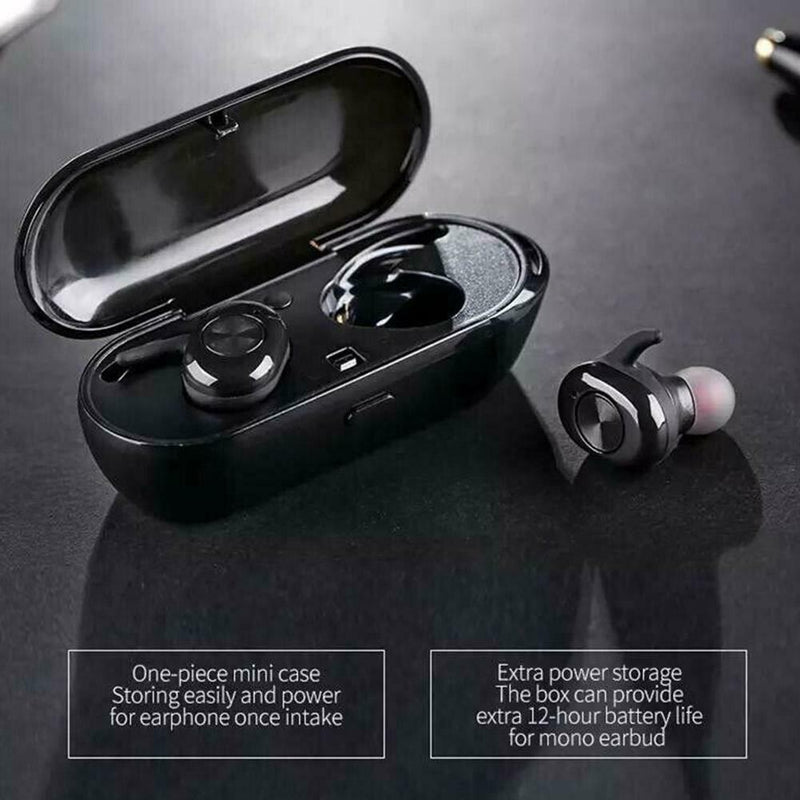Waterproof Bluetooth 5.0 Earbuds Headphones Wireless Noise Cancelling