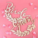 2pcs Wooden Bride Groom Chair Signs with Wheat Wedding Chair Hanging Decora