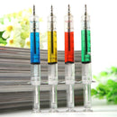 4 Pcs/set Injection Syringe Shape Ball Point Pen Doctor Nurse Kids Craft. Kit