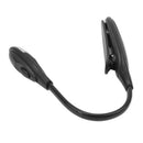 Mini Flexible Clip-On Bright Book Light Laptop LED Book Reading Light Lamp Black