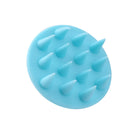 Pointed Tip Silicone Scalp Shampoo Massage Brush Head Acupoint Comb (Green) A