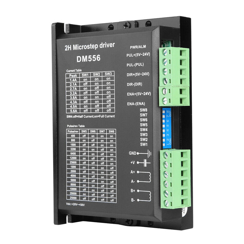 DM556 Digital Stepper Motor Driver 2-Phase 5.6A for 57 86 Stepping Motor A