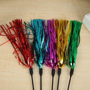 5pcs Funny Ring Paper Cat Stick Teaser Wand Playing Rod Cats Toys with Bell