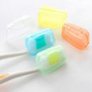 5 Portable Toothbrush head Cover Holder Travel Hiking Camping Brush Cap Case H^i