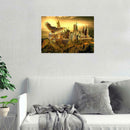 5D DIY Full Drill Diamond Painting Magic School Cross Stitch Mosaic Kits