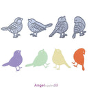 Bird DIY Metal Embroidery Puzzle Stencil Scrapbook Craft Cutting Die