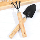 2PCS/Set Mini Garden Shovels Claw Tool with Wooden Handles DIY Garden Hand T Nw