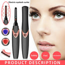 Electric Heated Eyelash Curler Long Lasting Eye Lashes Curling Brush Tools