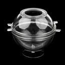 Plastic Round Sphere Ball Shape Soap Candle Making Mold Candle Mould 8cm