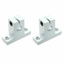 2Pcs SK8 8mm Linear Rail Shaft Clamping Guide Support for XYZ Table S2B5
