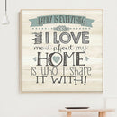 Full I Love Home Mosaic Diamond DIY Drill 5D Round Picture Art Painting Kit