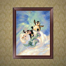 5D Diy Diamond Painting Cross Stitch Christmas snowman penguin Diamond Deco