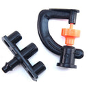 10pcs Micro Garden Irrigation Rotable Sprinkler Head Plant Watering Garde New